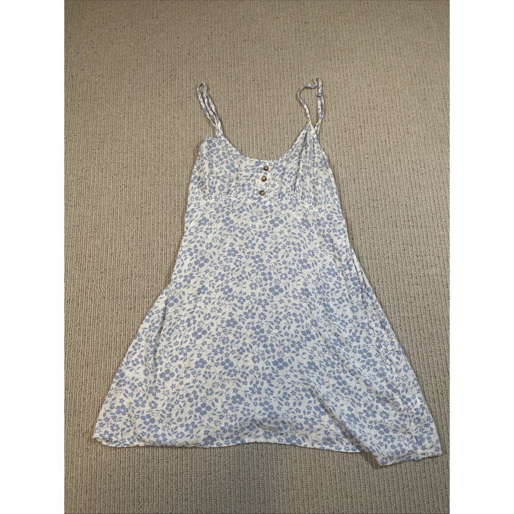 Billabong Women's Small As If Mini Dress Good Tides Blue